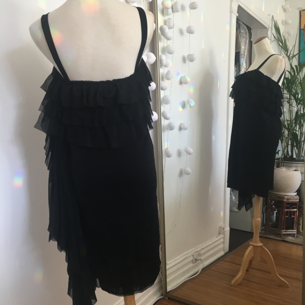 Jean-Paul Gaultier size L  Black frill dresss - Picture 5 of 8